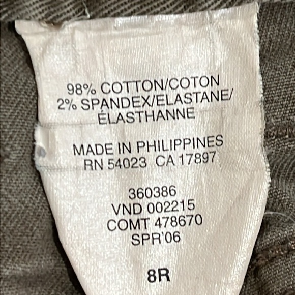 GAP Vintage Women’s 8 Regular Original Low Rise Gray Denim Crop Capri Jeans - Picture 9 of 9